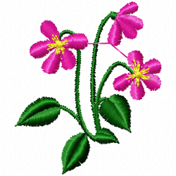 Flowers Embroidery Design 1